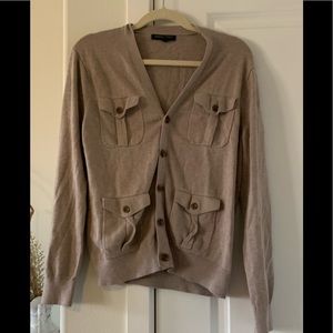 Medium Banana Republic tan boyfriend cardigan